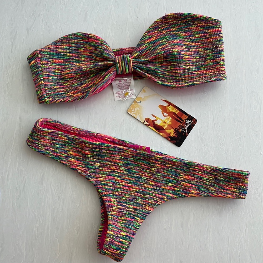 Dakine 2pc Bikini Swim Suit Multi-Color S NWT